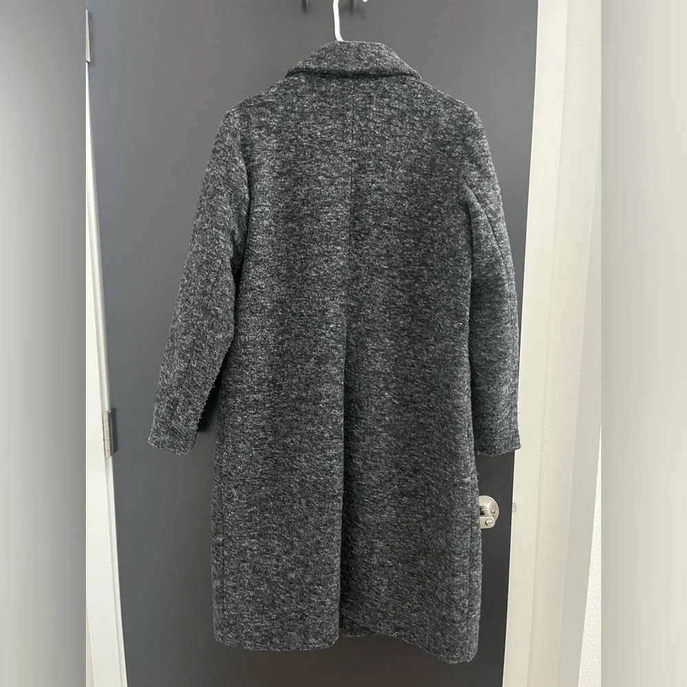 Dynamite Gray Pea Coat - Picture 2 of 5